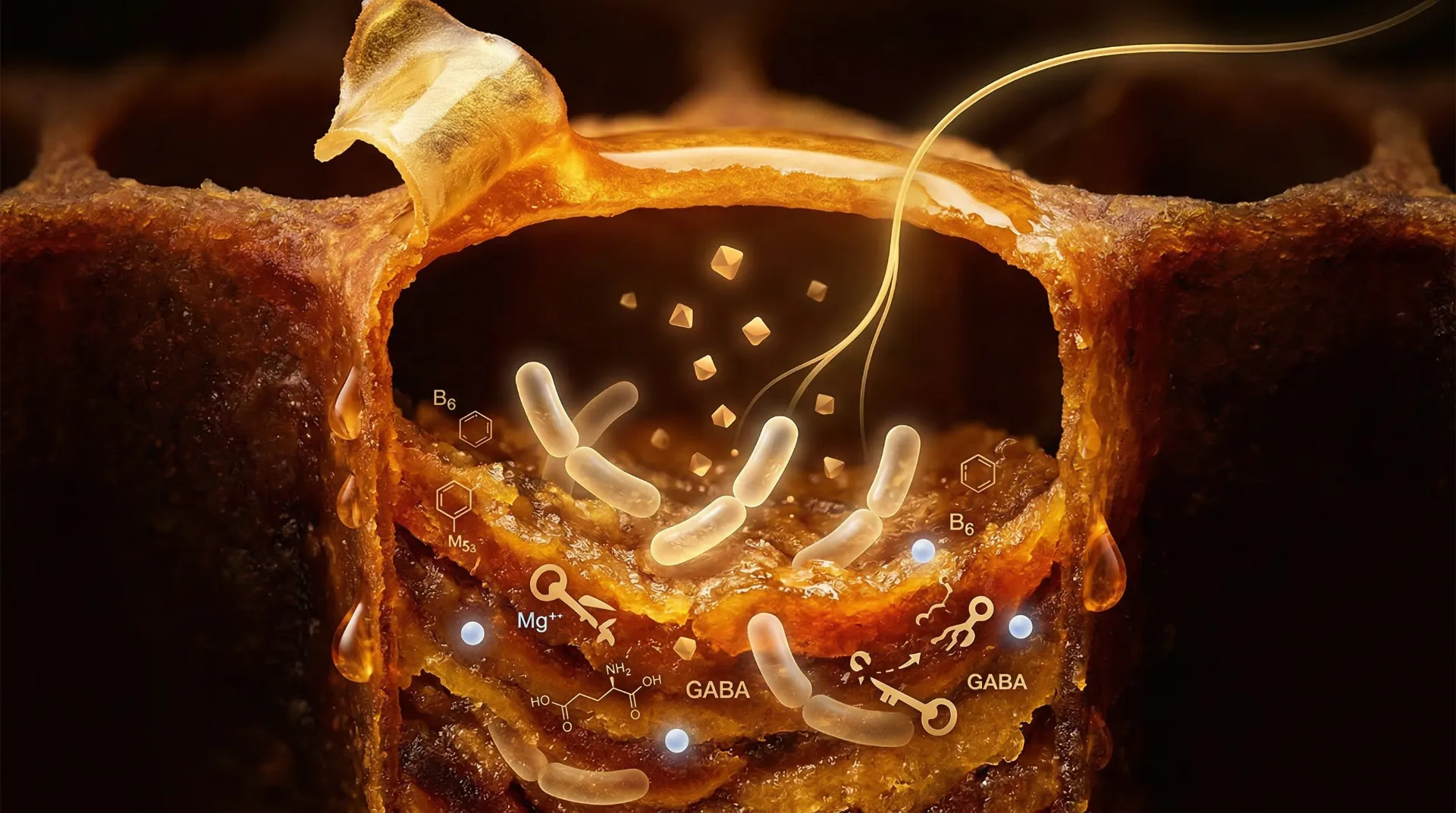 Living hive-fermented bee bread — a natural source of GABA and GABA-producing lactic acid bacteria